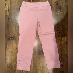 Roz & Ali pink dress pants, size 6